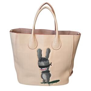 Coach X Gary Baseman Tote Light Pink Emmanuel Hare Ray Limited Edition 2015 SEE